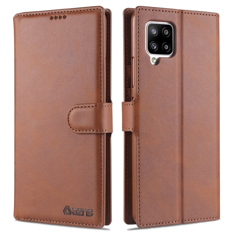 AZNS Calf Texture Horizontal Flip Leather Case with Holder & Card Slots & Wallet & Photo Frame, For Samsung Galaxy A42 5G