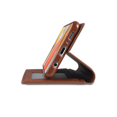 AZNS Calf Texture Horizontal Flip Leather Case with Holder & Card Slots & Wallet & Photo Frame, For Samsung Galaxy A42 5G