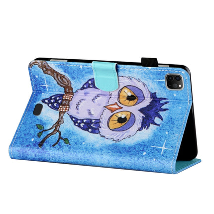 Funda de cuero con tapa horizontal con costuras de dibujo de colores, soporte, ranura para tarjetas y función de suspensión/activación, para iPad Pro 11 (2020)/(2018), para iPad 10.2 2021/2020/2019/Air (2019), para iPad Air/Air 2/9.7 (2017) y (2018)