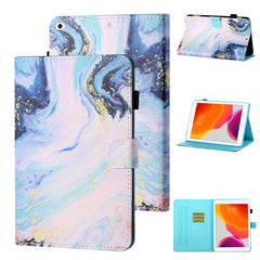 Coloured Drawing Stitching Horizontal Flip Leather Case with Holder & Card Slot & Sleep / Wake-up Function, For iPad Pro 11 (2020) / (2018), For iPad 10.2 2021 / 2020 / 2019 / Air (2019), For iPad Air / Air 2 / 9.7 (2017) & (2018)