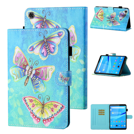 Coloured Drawing Stitching Horizontal Flip Leather Case with Holder & Card Slot, For Lenovo Tab FHD M10 Plus X606F, For Huawei MediaPad T5 10.1, For Lenovo Tab M10 X605F / X505F