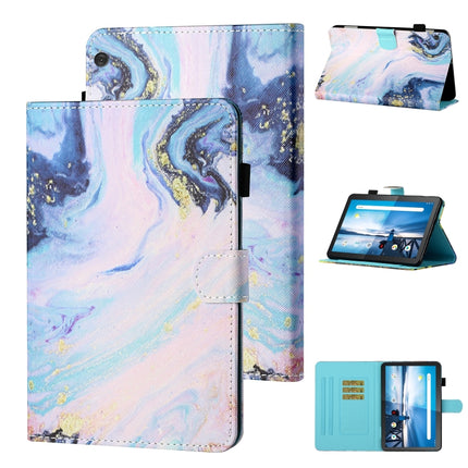 Coloured Drawing Stitching Horizontal Flip Leather Case with Holder & Card Slot, For Lenovo Tab FHD M10 Plus X606F, For Huawei MediaPad T5 10.1, For Lenovo Tab M10 X605F / X505F