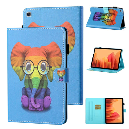 Coloured Drawing Stitching Horizontal Flip Leather Case with Holder & Card Slot & Sleep / Wake-up Function, For Samsung Galaxy Tab A7 10.4 (2020) T500/T505, For Samsung Galaxy Tab S6 Lite P610/P615, For Samsung Galaxy Tab A 8.0 (2019) T290/T295        ...