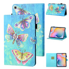 For Samsung Galaxy Tab S6 Lite P610/P615 / Colorful Butterflies