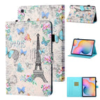 For Samsung Galaxy Tab A 10.1 (2019) T510/T515 / Tower and Butterflies