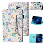 For Samsung Galaxy Tab A 10.1 (2016) T580/T585 / Tower and Butterflies