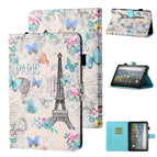 For Amazon Kindle Fire HD8 (2020) / Tower and Butterflies