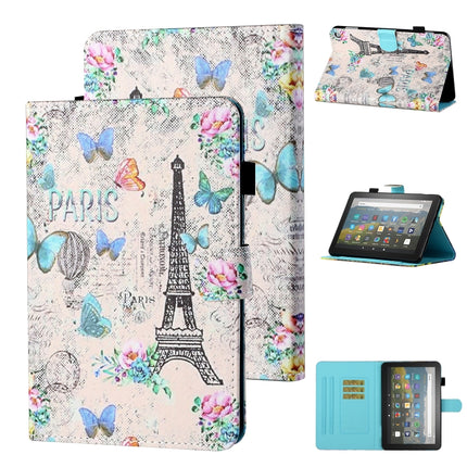 Coloured Drawing Stitching Horizontal Flip Leather Case with Holder & Card Slot & Sleep / Wake-up Function, For Amazon Kindle Fire HD8 (2020), For Amazon Kindle Fire HD10 2015 / 2017 / 2019, For Amazon Kindle Fire HD8 2016 / 2017 / 2018                ...