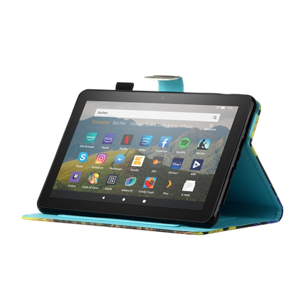 Coloured Drawing Stitching Horizontal Flip Leather Case with Holder & Card Slot & Sleep / Wake-up Function, For Amazon Kindle Fire HD8 (2020), For Amazon Kindle Fire HD10 2015 / 2017 / 2019, For Amazon Kindle Fire HD8 2016 / 2017 / 2018                ...