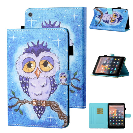 Coloured Drawing Stitching Horizontal Flip Leather Case with Holder & Card Slot & Sleep / Wake-up Function, For Amazon Kindle Fire HD8 (2020), For Amazon Kindle Fire HD10 2015 / 2017 / 2019, For Amazon Kindle Fire HD8 2016 / 2017 / 2018                ...