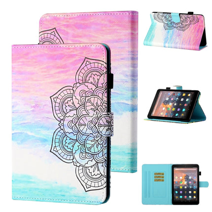 Coloured Drawing Stitching Horizontal Flip Leather Case with Holder & Card Slot & Sleep / Wake-up Function, For Amazon Kindle Fire HD8 (2020), For Amazon Kindle Fire HD10 2015 / 2017 / 2019, For Amazon Kindle Fire HD8 2016 / 2017 / 2018                ...