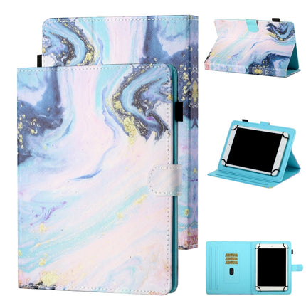 Universal Coloured Drawing Stitching Horizontal Flip Leather Case with Holder & Card Slot, For 7 inch Tablet, For 8 inch Tablet, For 10 inch Tablet