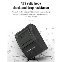 5811DD 58mm Bluetooth 4.0 Portable Thermal Bluetooth Receipt Printer,, EU Plug, US Plug, UK Plug