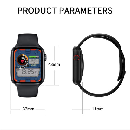 DW35 1.75 inch Full Screen IP67 Waterproof Smart Watch, Support Sleep Monitor / Heart Rate Monitor / Bluetooth Call