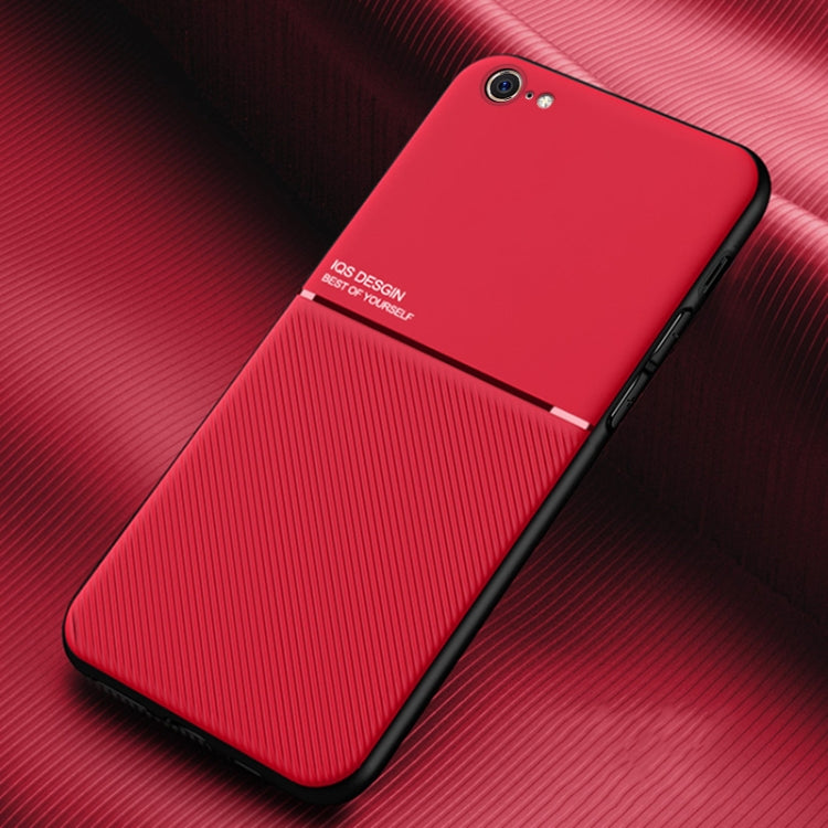 Funda clásica de PC + TPU a prueba de golpes con diseño magnético con tiras inclinadas para iPhone 6, iPhone 6 Plus, iPhone SE 2022/SE 2020/8/7, iPhone 8 Plus/7 Plus, iPhone 11, iPhone 11 Pro, iPhone 11 Pro Max, iPhone 12 mini