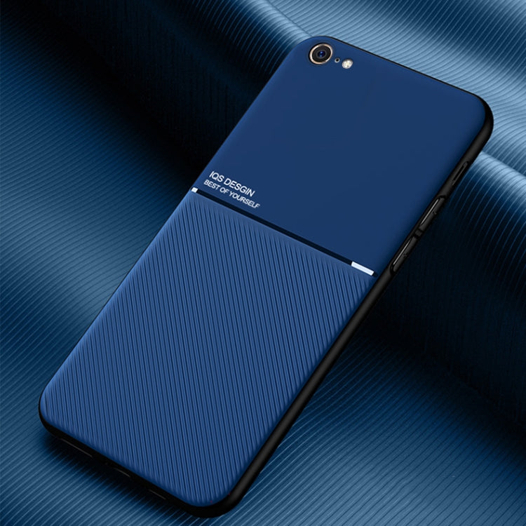 Classic Tilt Strip Grain Magnetic Shockproof PC + TPU Case, For iPhone 6, For iPhone 6 Plus, For iPhone SE 2022 / SE 2020 / 8 / 7, For iPhone 8 Plus / 7 Plus, For iPhone 11, For iPhone 11 Pro