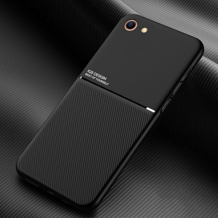 Classic Tilt Strip Grain Magnetic Shockproof PC + TPU Case, For iPhone 6, For iPhone 6 Plus, For iPhone SE 2022 / SE 2020 / 8 / 7, For iPhone 8 Plus / 7 Plus, For iPhone 11, For iPhone 11 Pro