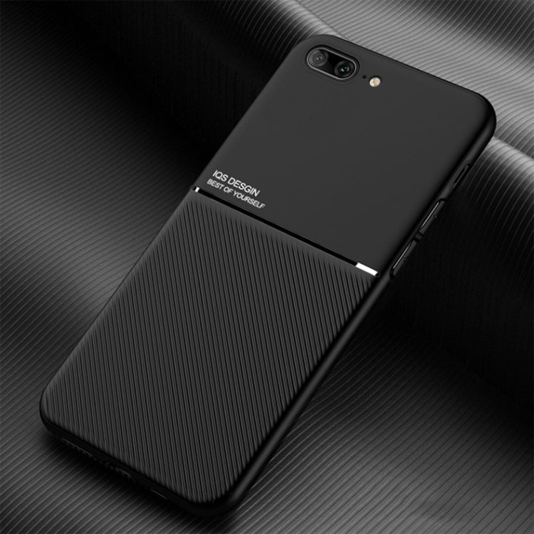Classic Tilt Strip Grain Magnetic Shockproof PC + TPU Case, For iPhone 6, For iPhone 6 Plus, For iPhone SE 2022 / SE 2020 / 8 / 7, For iPhone 8 Plus / 7 Plus, For iPhone 11, For iPhone 11 Pro