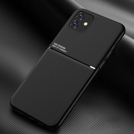 Klassisches, magnetisches, stoßfestes PC + TPU-Gehäuse mit Neigungsstreifenkorn, für iPhone 6, für iPhone 6 Plus, für iPhone SE 2022 / SE 2020 / 8 / 7, für iPhone 8 Plus / 7 Plus, für iPhone 11, für iPhone 11 Pro, für iPhone 11 Pro Max, für iPhone 12 mini