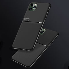 Classic Tilt Strip Grain Magnetic Shockproof PC + TPU Case, For iPhone 11 Pro Max, For iPhone 12 mini, For iPhone 12 / 12 Pro, For iPhone 12 Pro Max