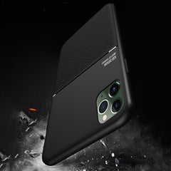Classic Tilt Strip Grain Magnetic Shockproof PC + TPU Case, For iPhone 11 Pro Max, For iPhone 12 mini, For iPhone 12 / 12 Pro, For iPhone 12 Pro Max