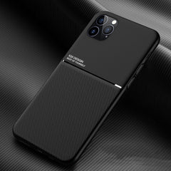 Classic Tilt Strip Grain Magnetic Shockproof PC + TPU Case, For iPhone 11 Pro Max, For iPhone 12 mini, For iPhone 12 / 12 Pro, For iPhone 12 Pro Max