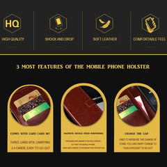 idewei Crazy Horse Texture Horizontal Flip Leather Case with Holder & Card Slots & Wallet, For Alcatel 1B 2020, For Cubot C30, For Fujitsu Arrows RX