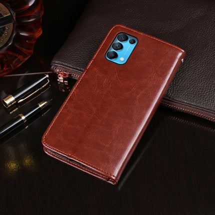 idewei Crazy Horse Texture Horizontal Flip Leather Case with Holder & Card Slots & Wallet, For OPPO Reno5 Pro 5G, For UMIDIGI A7S, For vivo Y52s, For Alcatel 1B 2020