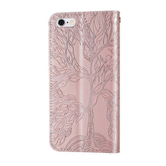 Life of Tree Embossing Pattern Horizontal Flip Leather Case with Holder & Card Slot & Wallet & Photo Frame & Lanyard, For iPhone 6 & 6s, For iPhone 6 Plus & 6s Plus, For iPhone 8 & 7, For iPhone 8 Plus & 7 Plus, For iPhone 11 Pro, For iPhone 11