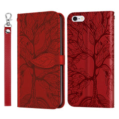 Life of Tree Embossing Pattern Horizontal Flip Leather Case with Holder & Card Slot & Wallet & Photo Frame & Lanyard, For iPhone 6 & 6s, For iPhone 6 Plus & 6s Plus, For iPhone 8 & 7, For iPhone 8 Plus & 7 Plus, For iPhone 11 Pro, For iPhone 11