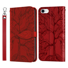 Life of Tree Embossing Pattern Horizontal Flip Leather Case with Holder & Card Slot & Wallet & Photo Frame & Lanyard, For iPhone 6 & 6s, For iPhone 6 Plus & 6s Plus, For iPhone 8 & 7, For iPhone 8 Plus & 7 Plus, For iPhone 11 Pro, For iPhone 11