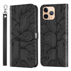 Life of Tree Embossing Pattern Horizontal Flip Leather Case with Holder & Card Slot & Wallet & Photo Frame & Lanyard, For iPhone 6 & 6s, For iPhone 6 Plus & 6s Plus, For iPhone 8 & 7, For iPhone 8 Plus & 7 Plus, For iPhone 11 Pro, For iPhone 11