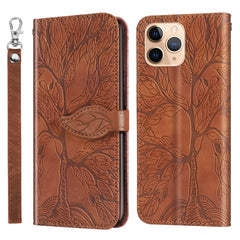 Life of Tree Embossing Pattern Horizontal Flip Leather Case with Holder & Card Slot & Wallet & Photo Frame & Lanyard, For iPhone 6 & 6s, For iPhone 6 Plus & 6s Plus, For iPhone 8 & 7, For iPhone 8 Plus & 7 Plus, For iPhone 11 Pro, For iPhone 11