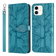 Life of Tree Embossing Pattern Horizontal Flip Leather Case with Holder & Card Slot & Wallet & Photo Frame & Lanyard, For iPhone 6 & 6s, For iPhone 6 Plus & 6s Plus, For iPhone 8 & 7, For iPhone 8 Plus & 7 Plus, For iPhone 11 Pro, For iPhone 11