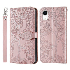 Life of Tree Embossing Pattern Horizontal Flip Leather Case with Holder & Card Slot & Wallet & Photo Frame & Lanyard, For iPhone 11 Pro Max, For iPhone 12 mini, For iPhone 12 / 12 Pro, For iPhone 12 Pro Max, For iPhone X / XS, For iPhone XR