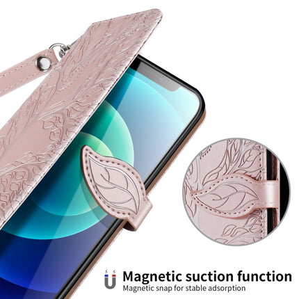 Life of Tree Embossing Pattern Horizontal Flip Leather Case with Holder & Card Slot & Wallet & Photo Frame & Lanyard, For iPhone XS Max