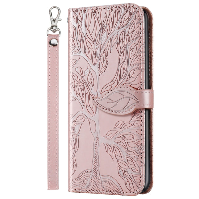 Life of Tree Embossing Pattern Horizontal Flip Leather Case with Holder & Card Slot & Wallet & Photo Frame & Lanyard, For Huawei P smart 2019, For Huawei P smart 2020, For Huawei P smart Z, For Huawei P20 Lite