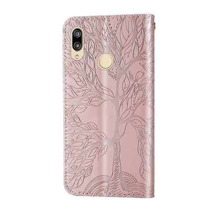 Life of Tree Embossing Pattern Horizontal Flip Leather Case with Holder & Card Slot & Wallet & Photo Frame & Lanyard, For Huawei P smart 2019, For Huawei P smart 2020, For Huawei P smart Z, For Huawei P20 Lite