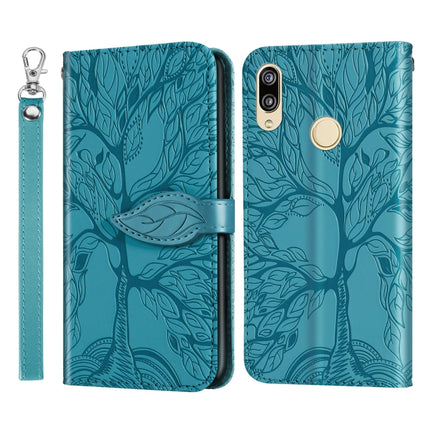 Life of Tree Embossing Pattern Horizontal Flip Leather Case with Holder & Card Slot & Wallet & Photo Frame & Lanyard, For Huawei P smart 2019, For Huawei P smart 2020, For Huawei P smart Z, For Huawei P20 Lite
