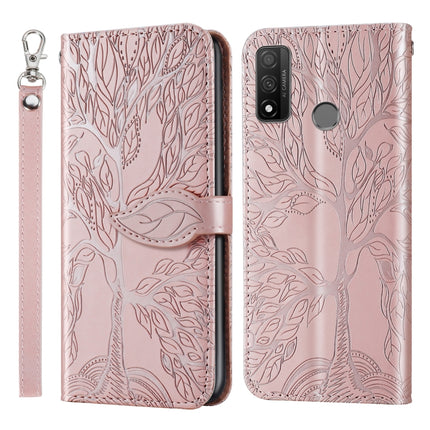 Life of Tree Embossing Pattern Horizontal Flip Leather Case with Holder & Card Slot & Wallet & Photo Frame & Lanyard, For Huawei P smart 2019, For Huawei P smart 2020, For Huawei P smart Z, For Huawei P20 Lite