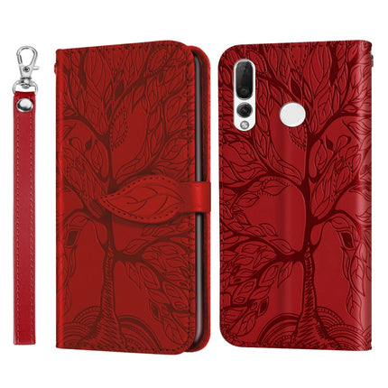 Life of Tree Embossing Pattern Horizontal Flip Leather Case with Holder & Card Slot & Wallet & Photo Frame & Lanyard, For Huawei P smart 2019, For Huawei P smart 2020, For Huawei P smart Z, For Huawei P20 Lite