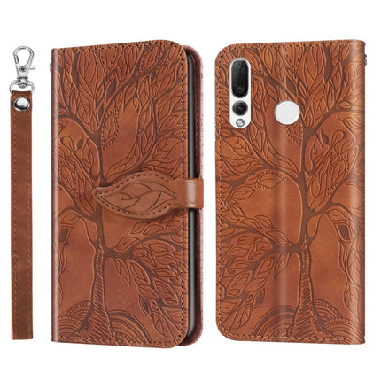 Life of Tree Embossing Pattern Horizontal Flip Leather Case with Holder & Card Slot & Wallet & Photo Frame & Lanyard, For Huawei P smart 2019, For Huawei P smart 2020, For Huawei P smart Z, For Huawei P20 Lite