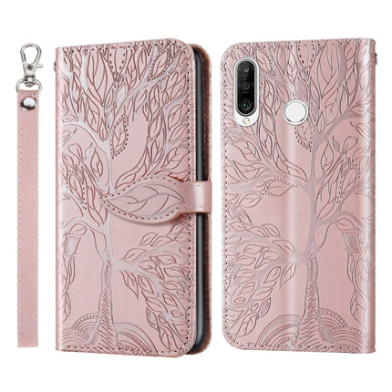 Life of Tree Embossing Pattern Horizontal Flip Leather Case with Holder & Card Slot & Wallet & Photo Frame & Lanyard, For Huawei P30 Lite, For Huawei P30 Pro, For Huawei Y6 (2019), For Huawei Y7 Prime (2019)