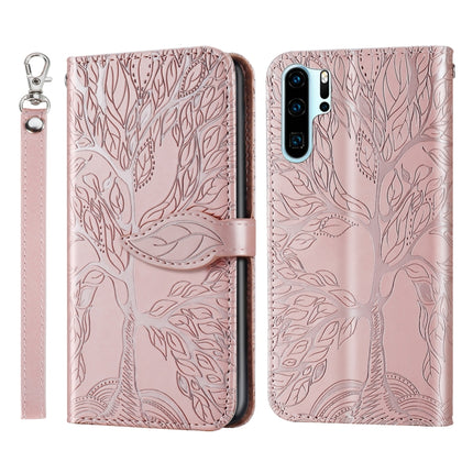 Life of Tree Embossing Pattern Horizontal Flip Leather Case with Holder & Card Slot & Wallet & Photo Frame & Lanyard, For Huawei P30 Lite, For Huawei P30 Pro, For Huawei Y6 (2019), For Huawei Y7 Prime (2019)