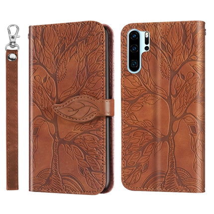 Life of Tree Embossing Pattern Horizontal Flip Leather Case with Holder & Card Slot & Wallet & Photo Frame & Lanyard, For Huawei P30 Lite, For Huawei P30 Pro, For Huawei Y6 (2019), For Huawei Y7 Prime (2019)