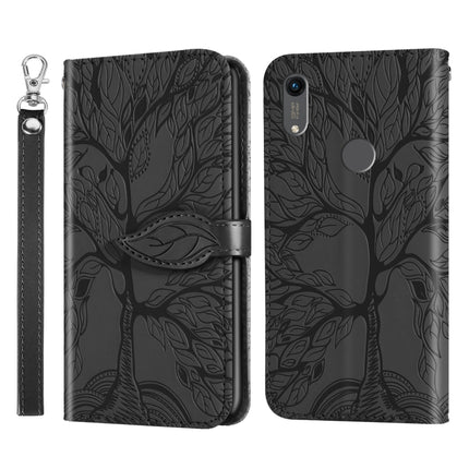 Life of Tree Embossing Pattern Horizontal Flip Leather Case with Holder & Card Slot & Wallet & Photo Frame & Lanyard, For Huawei P30 Lite, For Huawei P30 Pro, For Huawei Y6 (2019), For Huawei Y7 Prime (2019)