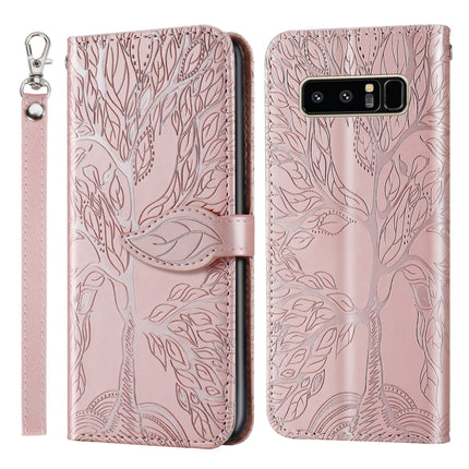 Life of Tree Embossing Pattern Horizontal Flip Leather Case with Holder & Card Slot & Wallet & Photo Frame & Lanyard, For Samsung Galaxy Note8, For Samsung Galaxy Note9, For Samsung Galaxy Note10, For Samsung Galaxy Note10+