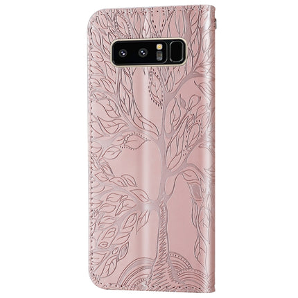 Life of Tree Embossing Pattern Horizontal Flip Leather Case with Holder & Card Slot & Wallet & Photo Frame & Lanyard, For Samsung Galaxy Note8, For Samsung Galaxy Note9, For Samsung Galaxy Note10, For Samsung Galaxy Note10+