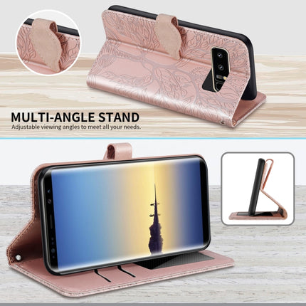 Life of Tree Embossing Pattern Horizontal Flip Leather Case with Holder & Card Slot & Wallet & Photo Frame & Lanyard, For Samsung Galaxy Note8, For Samsung Galaxy Note9, For Samsung Galaxy Note10, For Samsung Galaxy Note10+