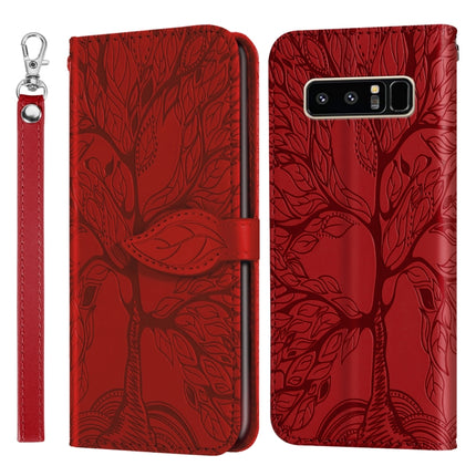 Life of Tree Embossing Pattern Horizontal Flip Leather Case with Holder & Card Slot & Wallet & Photo Frame & Lanyard, For Samsung Galaxy Note8, For Samsung Galaxy Note9, For Samsung Galaxy Note10, For Samsung Galaxy Note10+